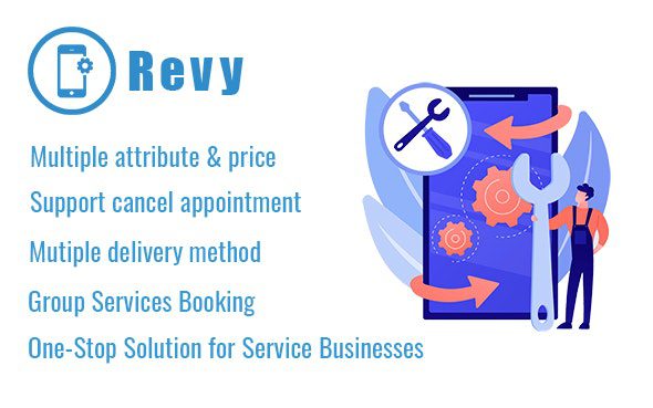 Revy 1.17 – WordPress Booking System for Repair Service Industries