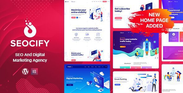 Seocify 3.8 – SEO Digital Marketing Agency WordPress Theme