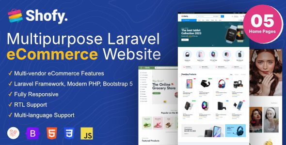 Shofy 1.3.9 – eCommerce & Multivendor Marketplace Laravel Platform