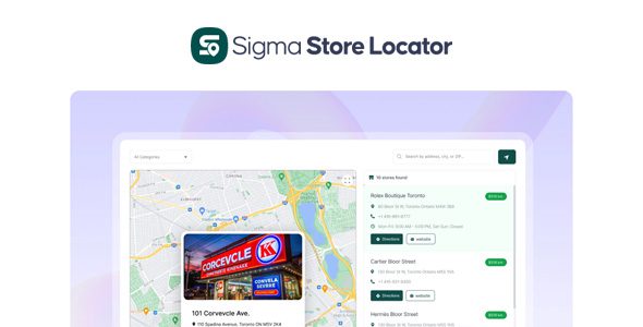 Sigma Store Locator 1.4.0