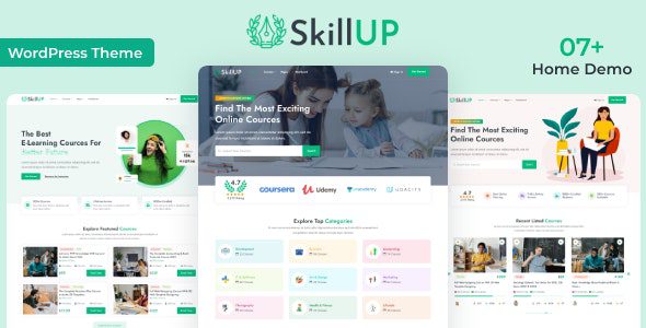 SkillUp 1.0.18 – Online Education WordPress Theme