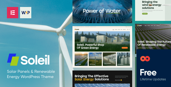 Soleil 1.22.0 – Solar Panels WordPress Theme
