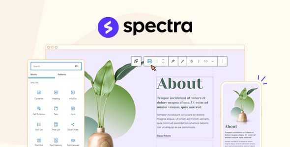 Spectra Pro 1.2.9 – Visual Website Builder Plugin