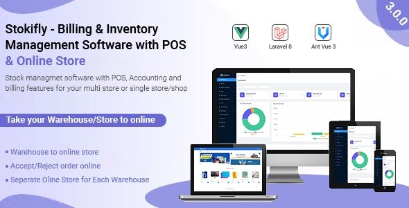 Stockifly 3.0.0 – Billing & Inventory Management with POS and Online Shop