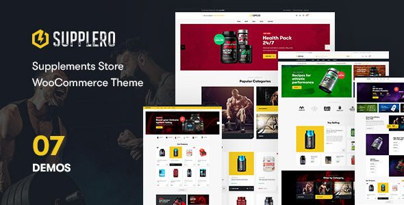 Supplero 1.6.3 – Supplement Store WooCommerce Theme