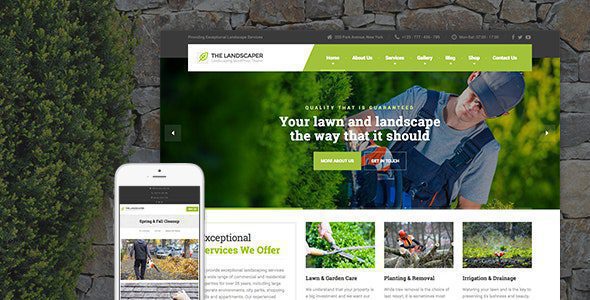The Landscaper 4.2 – Lawn & Landscaping WP Theme