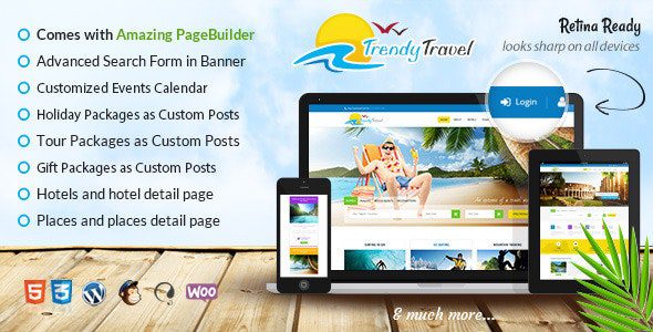 Trendy Travel WordPress 6.6