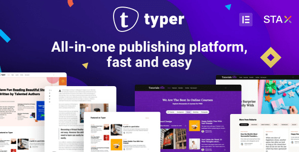 Typer 1.40.0 – Multi Author Publishing WordPress Theme