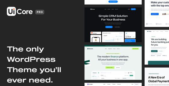 UiCore Pro 2.3.0 – WordPress Theme