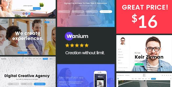 Wanium 1.9.8 – A Elegant Multi-Concept Theme