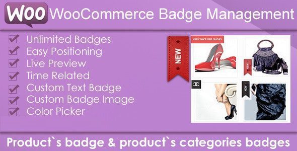 WooCommerce Products Badge Management 5.1