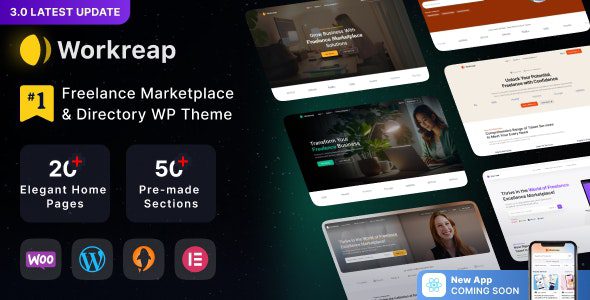 Workreap 3.4.2 – Freelance Marketplace WordPress Theme