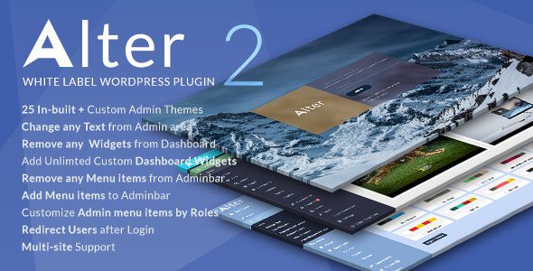 WpAlter 2.5.1 – White Label WordPress Plugin