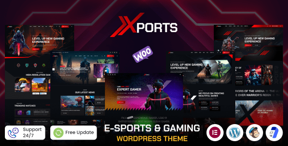 Xports 1.0 – eSports and Gaming WordPress Theme