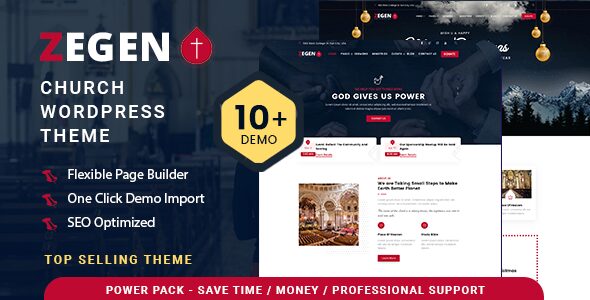 Zegen 2.0.2 – Church WordPress Theme