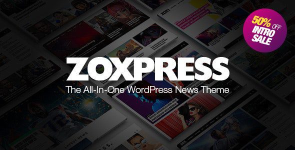 ZoxPress 2.10.0 – All-In-One WordPress News Theme