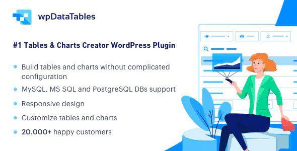 wpDataTables 7.3.3 – Tables and Charts Manager for WordPress