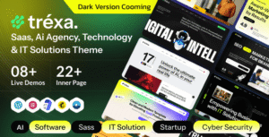 Trexa 1.0.0 – Saas, Ai Agency, Technology & IT Solutions WordPress Theme